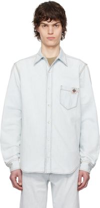 Bally Blue Faded Denim Shirt