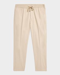 Men's Stretch Cotton Drawstring Trousers