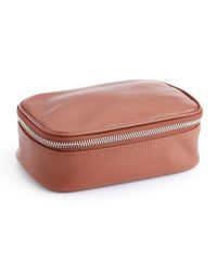 Monogrammed Travel Tech Organizer Leather Case