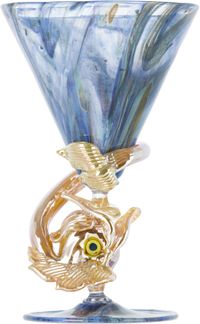 Charlie Larouche-Potvin SSENSE Exclusive Blue Whale Wine Glass