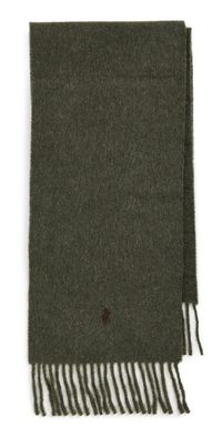 Polo Ralph Lauren Reversible Windowpane Scarf Dk Loden/Dk Brown One Size