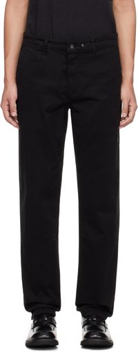 rag & bone Pantalon chino noir à coupe classique