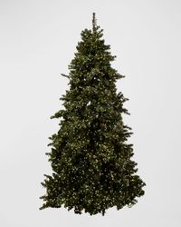 Royal Majestic Pine Pre-Lit Christmas Tree w/ Cluster Warm White LED Lights, 9'