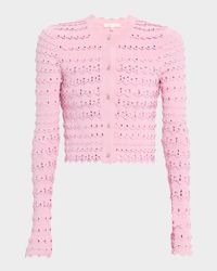 Ferris Sequined Scallop Cardigan