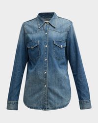 Travis Denim Western Shirt