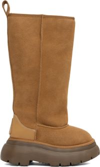 R13 Brown Tall Chunky Shearling Boots