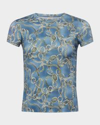 Ressi Short-Sleeve Luck Chain Tee