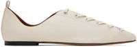 Stella McCartney Off-White Terra Laced Alter Mat Ballerina Flats