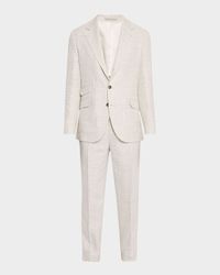 Men's Prince of Wales Plaid Cavallo Suit