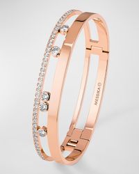 Move Romane 18K Rose Gold Diamond Bangle Bracelet