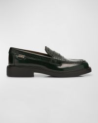 Gomma Leather Penny Loafers