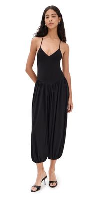 Norma Kamali Kenny Jumpsuit Black M
