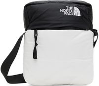 The North Face Black & White Nuptse Bag