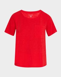 Missy Scoop-Neck Pocket Tee