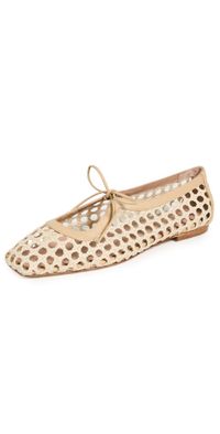 Andrea Gomez Amelia Raffia Flats Natural Raffia 37