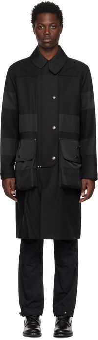Burberry Manteau Charnage noir