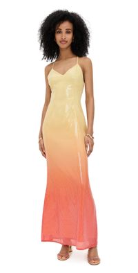 Runaway the Label Niyah Maxi Dress Mimosa Ombre M