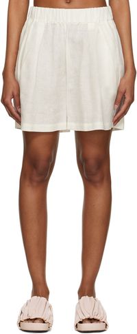 ASCENO Off-White Zurich Shorts