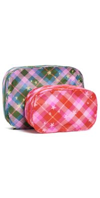 BAGGU Packing Cube Star Plaid Set Star Plaid One Size