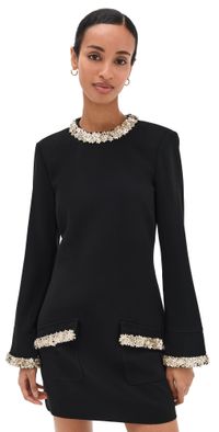 Cinq à Sept Flower Dots Adi Dress Black 2