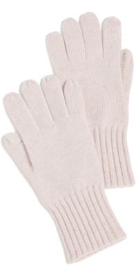 Carolina Amato Hold It Cashmere Gloves Hessian Ivory One Size