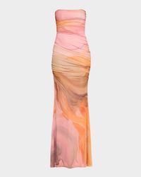 Isadore Strapless Ruched Dress