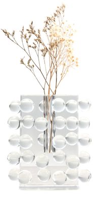 Tizo Design Small Crystal Glass Vase Clear One Size