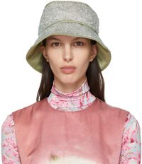 KARA SSENSE Exclusive Green Crystal Mesh Bucket Hat