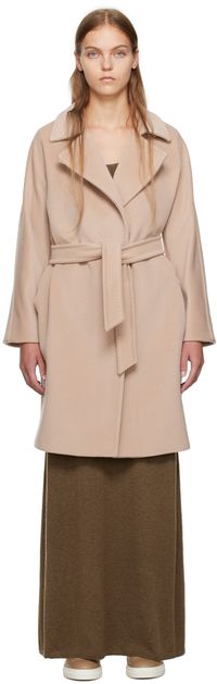 Max Mara Manteau cache-cœur rose