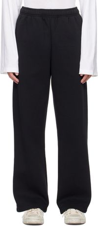 Acne Studios Pantalon de survêtement noir à écusson