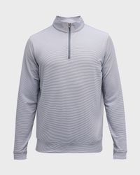 Men's Perth Micro-Stripe Half-Zip Sweater