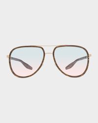 Cani Titanium Aviator Sunglasses