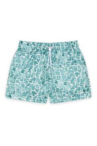 Apnee - Short de bain imprimé ceinture élastique - Taille 2XL - Vert