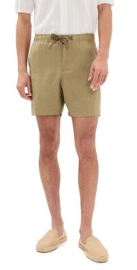 Orlebar Brown Alex Linen Shorts Agave 30