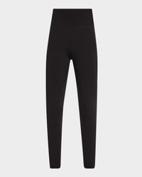 Cropped High-Rise Jersey Leggings