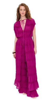 Andrea Iyamah Sina Tunic Magenta XL