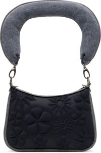 Paula Canovas Del Vas Gray Carmen Denim Bag