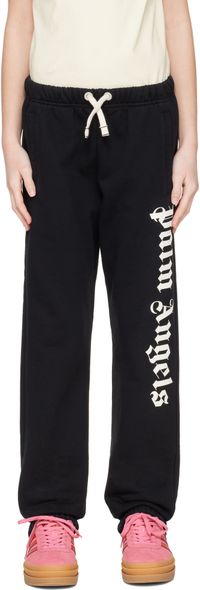 Palm Angels Kids Black Classic Overlogo Sweatpants