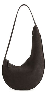 AESTHER EKME Lune Mini Hobo Bag Suede Coffee One Size