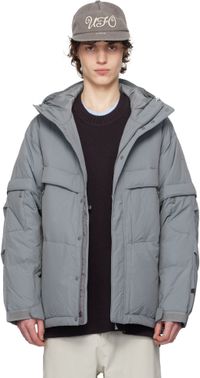 DAIWA PIER39 Gray Tech Ex-Weather Down Jacket