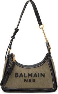 Balmain Khaki B-Army Bag