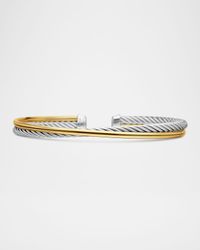 Crossover Bracelet with 18k Gold