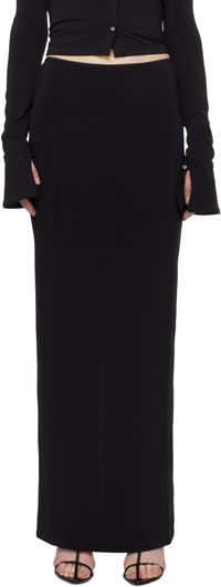 ÉTERNE Black Emma Maxi Skirt