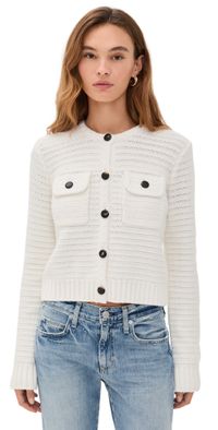 La Ligne Monique Cardigan Ivory XL