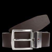 Tommy Hilfiger - Ceinture en cuir réversible - Taille 105 - Noir