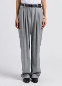 Imperial - Pantalon palazzo taille haute large - Taille L - Noir