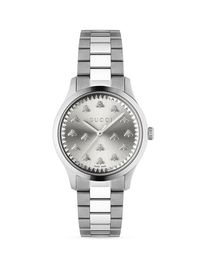 Women's G Timeless Multibee Stainless Steel Bracelet Watch - Steel