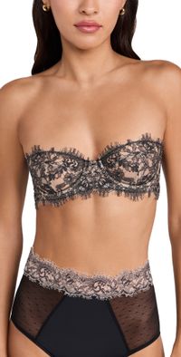 Skarlett Blue Skarlett Blue Entice Strapless Multi-Way Bra Black Nylon 34A
