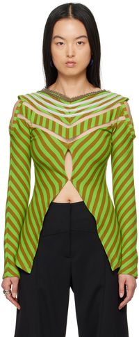 Kiko Kostadinov Haut Panoply vert
