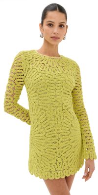 SIMKHAI McCall Mini Dress Yellow Plum Multi 10